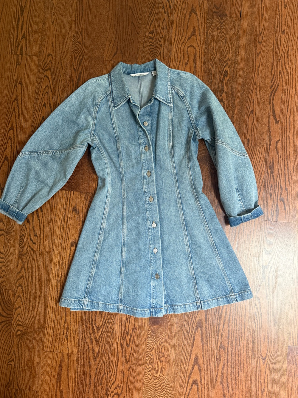 & Other Stories denim mini dress